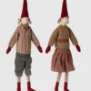 Maileg Pixy Size 4 Boy Rød Stribet Skjorte 61 Cm
