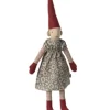 Maileg Pixy Size 2 Girl I Kjole Med Blomster