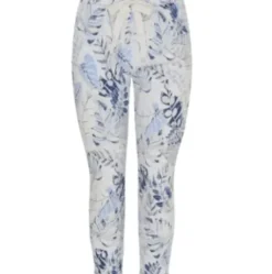 Marta Rosella Pants Hvid Med Blomsterprint