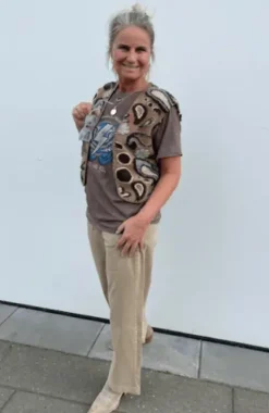 Marta Unnur Bluse Grey Faded