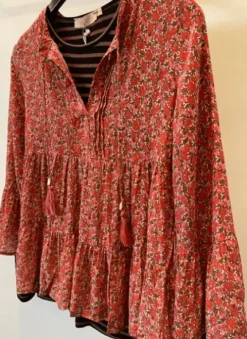 Moliin Ivy Bluse I Rødt Print