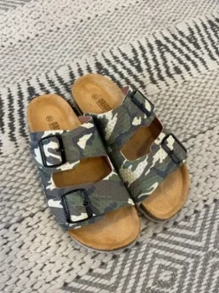 Original Sin Sofie Camoflage Army Sandal