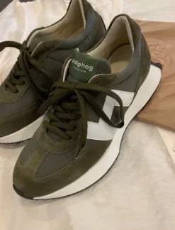 Philip Hog Retro Olive/White Sneaks