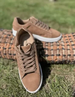 Philip Hog Sofia Cognac Farvet Ruskind Sneakers