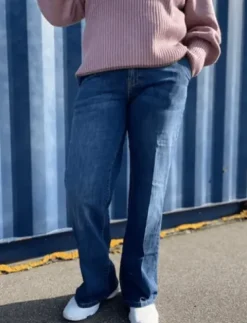 Red Button Colette Jeans Med Vidde I Benene