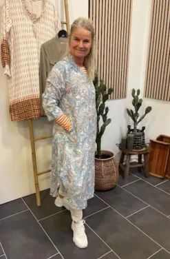 Sorbet Bolette Tunika/Kjole Blå Print