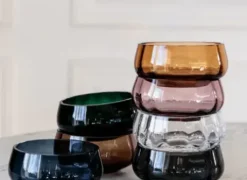Specktrum Blå Glas Skål Small