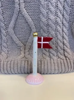 Speedtsberg Lille Flag Mint Med Prikker Og Rosa Fod