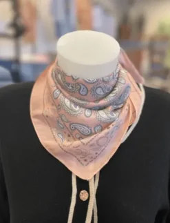 Three M Rosa Paisley Tørklæde – 2471