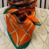 Three M Tørklæde Orange Print