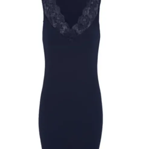 Tim & Simonsen Belen V-Lace Plus Size Navy/Blå