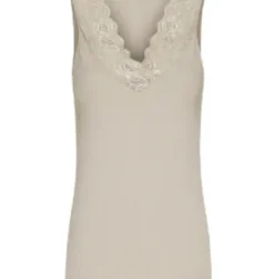 Tim & Simonsen Belen V-Lace Sabbia Blondetop