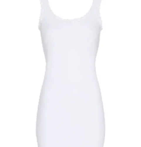 Tim & Simonsen Frida Plus Size Hvid Blondetop